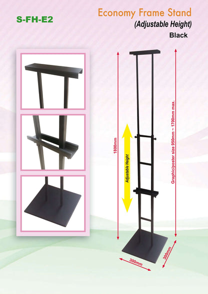 Adjustable Poster Metal Frame Stand Corporate Gifts Singapore