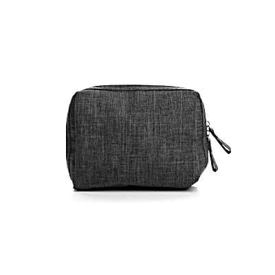 Snow Canvas Travel Organiser Pouch in stylish grey, perfect for organizing essentials on the go.
