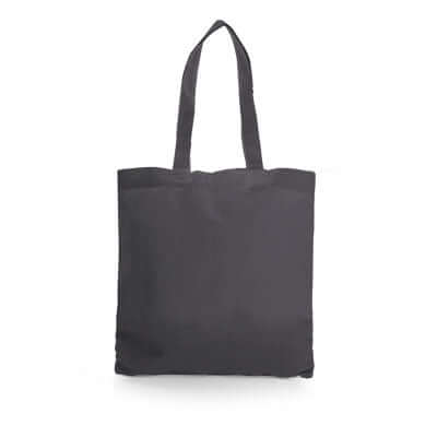 Non Woven Small Zeus Convention Tote Bag in black, ideal for corporate gifts and everyday use.