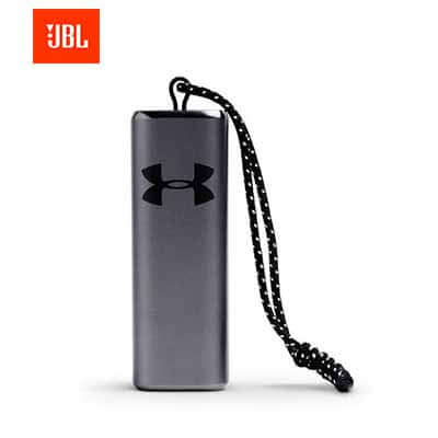 Under Armour® True Wireless Flash – Engineered by JBL® portable charging case with strap, ideal for an active lifestyle.
