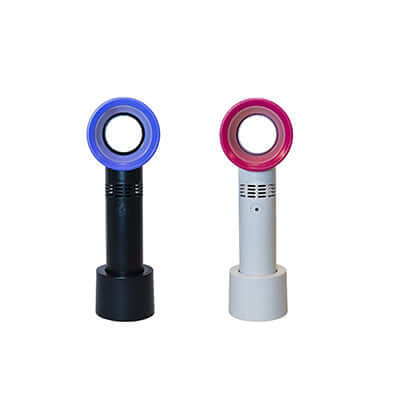 Handheld Rechargeable Bladeless Fan with Stand Corporate Gifts Singapore