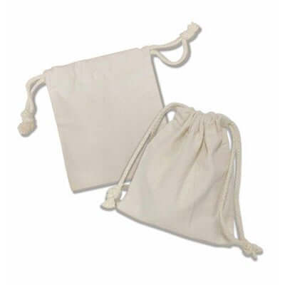 9oz Cotton Canvas Drawstring Pouch Corporate Gifts Singapore