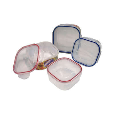 Lunch Box (2pcs set) featuring vibrant red and blue colors, perfect for meals and corporate gifts.