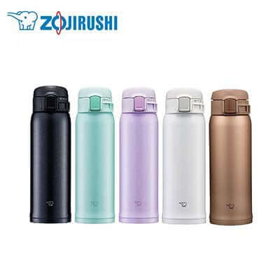 ZOJIRUSHI One Touch Open Mug SM-SR48E 480ml in multiple colors, ideal for hydration and corporate gifts.