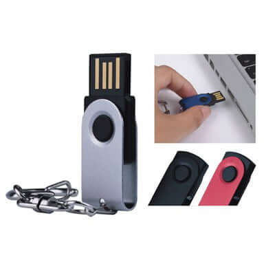 Mini Metal Swivel USB Flash Drive Corporate Gifts Singapore