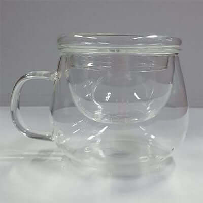 350ml Clear Glass Tea Cup with Infuser Corporate Gifts Singapore