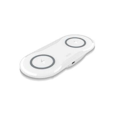 Double Wireless Charger with LED Indicator Corporate Gifts Singapore
