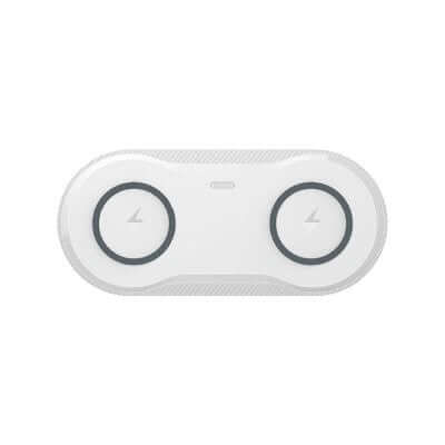 Double Wireless Charger with LED Indicator Corporate Gifts Singapore