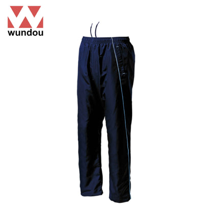 Wundou P2050 Track Trousers with Piping in black, perfect for active wear and corporate gifts.