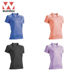 Wundou P825 Women's Fitness Stretch Polo Shirt Corporate Gifts Singapore