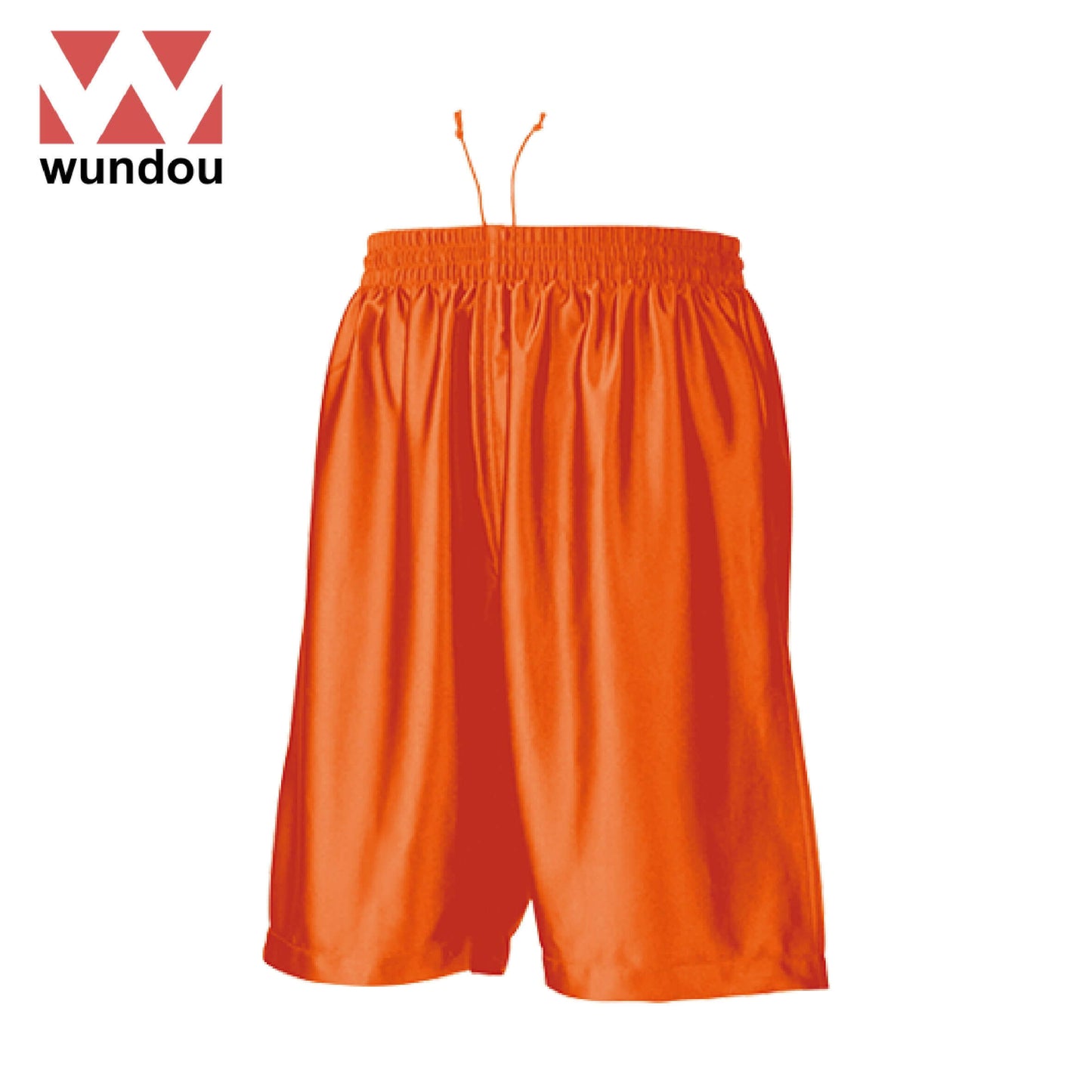 Wundou P8500 Basketball Shorts in vibrant orange, ideal for performance and comfort on the court, perfect as a Corporate Gift.