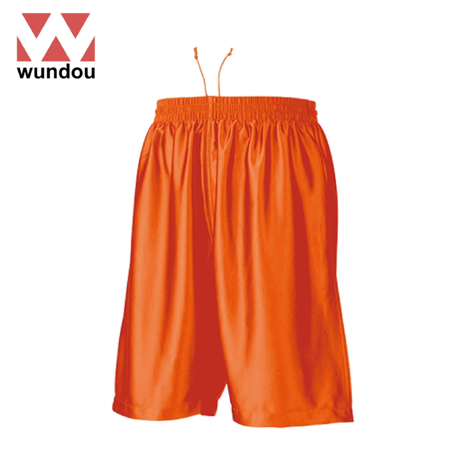 Wundou P8500 Basketball Shorts in vibrant orange, ideal for performance and comfort on the court, perfect as a Corporate Gift.
