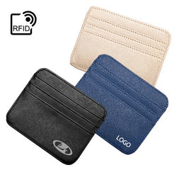 RFID Safe 6 Slot Extra Slim Leather Travel Wallet Corporate Gifts Singapore