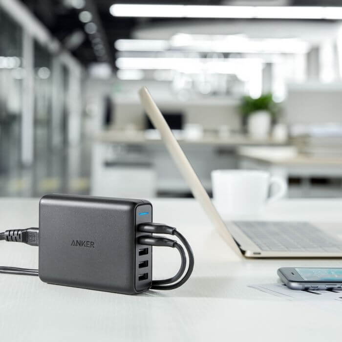 Anker PowerPort Speed 5 Ports 63W With Dual Quick Charge 3.0 Charging Station Corporate Gifts Singapore