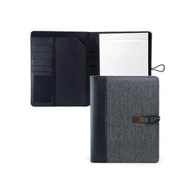 A5 Conference Folder with compartments and writing pad, ideal corporate gift for meetings.