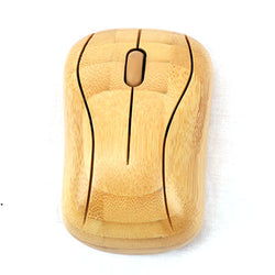 Eco-Friendly Bamboo Wireless Mouse Corporate Gifts Singapore