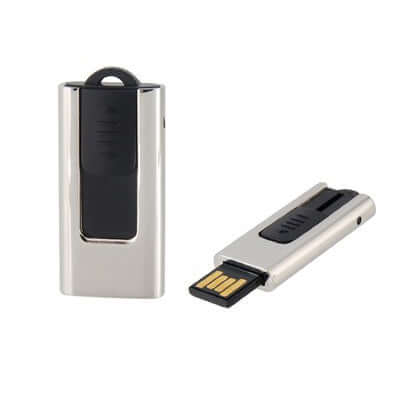 Compact Slider Steel USB Flash Drive Corporate Gifts Singapore