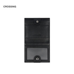 Crossing Elite Leather Card Case With Button Closure RFID Corporate Gifts Singapore
