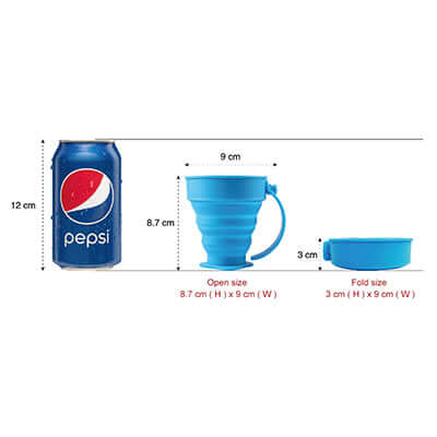 Custom Foldable Silicone Cup Corporate Gifts Singapore