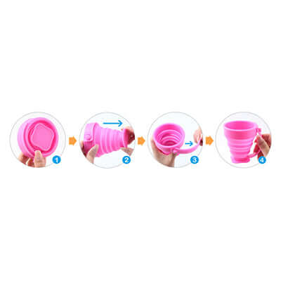 Custom Foldable Silicone Cup Corporate Gifts Singapore
