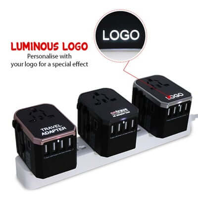 4 USB with Type-C Travel Adapter Corporate Gifts Singapore
