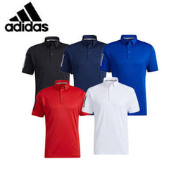 adidas Aeroready Short Sleeve Polo Shirt in black, navy, royal blue, red, and white, ideal for Corporate Gift Singapore.