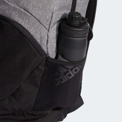 adidas Casual Back Pack side pocket with water bottle, designed for everyday use and customizable.
