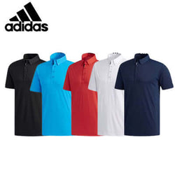 Adidas Corporate Golf Polo Shirt in multiple colors including black, blue, red, white, and navy.