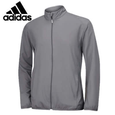 adidas Long Sleeve Golf Jacket in grey, ideal for golf enthusiasts and perfect as a Corporate Gift.