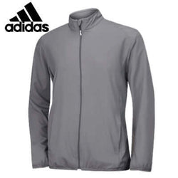 adidas Long Sleeve Golf Jacket in grey, ideal for golf enthusiasts and perfect as a Corporate Gift.