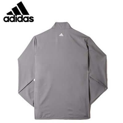 adidas Long Sleeve Golf Jacket back view, featuring adidas logo, perfect corporate gift for golf enthusiasts.