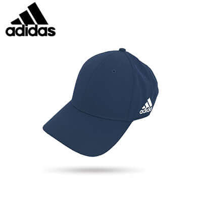 adidas Performance Max Sports Cap in navy color showcasing the iconic adidas logo.