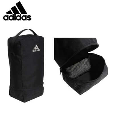 Adidas Shoe bag in black, featuring a sleek design and spacious interior, ideal for athletes and corporate gifts.