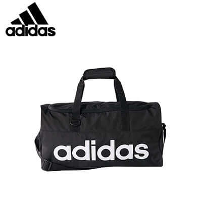 adidas Sports Duffle Bag featuring dual handles and spacious design, perfect for athletes and fitness enthusiasts.