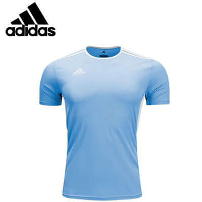 adidas Training Tee in light blue, perfect for workouts and corporate gifts, ensuring comfort and style.
