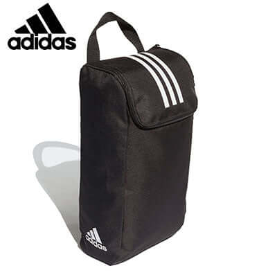 adidas Trendy Shoe Bag - sleek black design with ventilated compartments for athletes and travelers, perfect corporate gift.