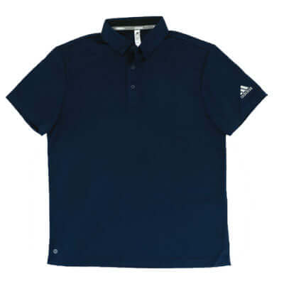 Adidas W SS Polo-T Shirt in navy blue, perfect for corporate gifts in Singapore.