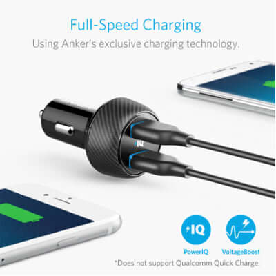 Anker Power Drive 2 Elite Car Charger USB Charger Corporate Gifts Singapore