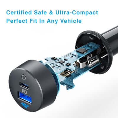 Anker 33W PowerDrive PD+2 Car Charger Corporate Gifts Singapore