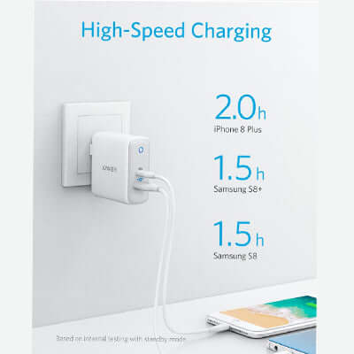 Anker PowerPort II 49.5W Dual Port USB-C Corporate Gifts Singapore