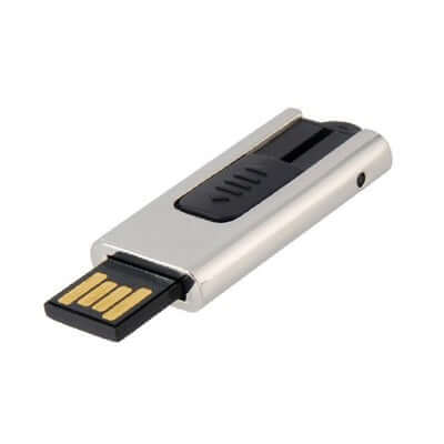 Compact Slider Steel USB Flash Drive Corporate Gifts Singapore
