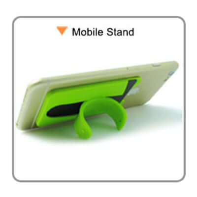 Custom Silicone Mobile Phone Wallet with Stand Corporate Gifts Singapore