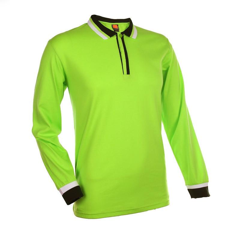 Basic Jersey Contrasting Long Sleeve Polo T-shirt Corporate Gifts Singapore