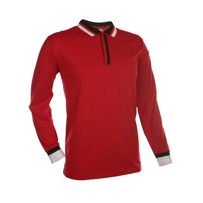 Basic Jersey Contrasting Long Sleeve Polo T-shirt Corporate Gifts Singapore