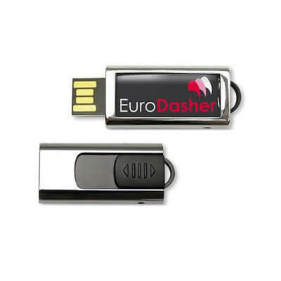 Compact Slider Steel USB Flash Drive Corporate Gifts Singapore