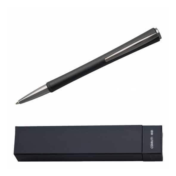 CERRUTI 1881 Flax Black Ballpoint Pen Corporate Gifts Singapore