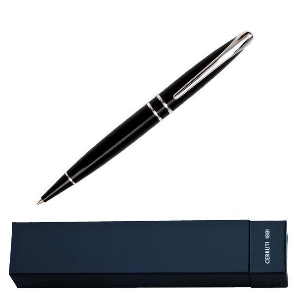 CERRUTI 1881 Silver Clip Ballpoint Pen AbrandZ Corporate Gifts