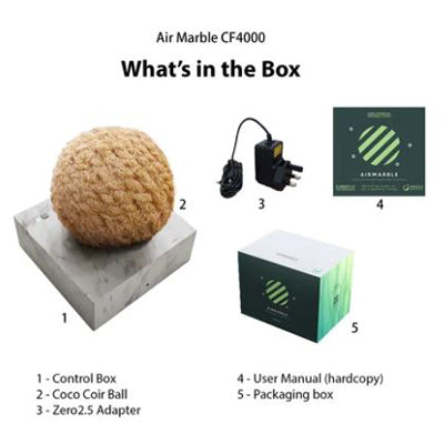 Zero2.5 Natural Fiber-based Negative Ionizer Air Marble CF4000 Corporate Gifts Singapore