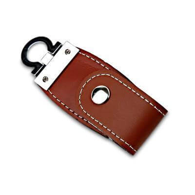 Clasp Leather USB Drive Corporate Gifts Singapore