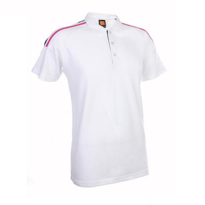 Classic Honeycomb Polo T-shirt with Shoulder Accents Corporate Gifts Singapore